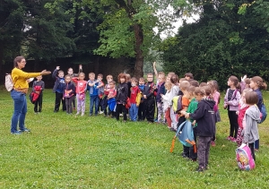 Les écoliers de Saint-Maurice-de-Lignon associés à la création d&#039;aire de jeux