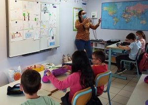 Les écoliers de Saint-Maurice-de-Lignon associés à la création d&#039;aire de jeux