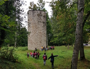 Les écoliers de Saint-Maurice-de-Lignon associés à la création d&#039;aire de jeux