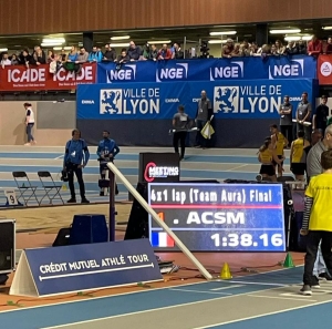 Athlétisme : les jeunes Monitroliens crèvent l&#039;écran en relais et s&#039;imposent à Lyon