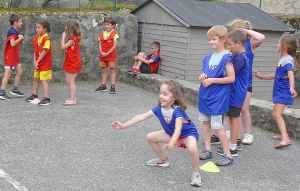 Des écoliers de Grazac découvrent le rugby