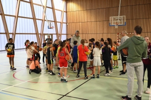 Retournac : 54 jeunes basketteurs de Haute-Loire en stage au gymnase