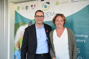 Guillaume Mourot, PDG, et Lucile Muru, directrice administrative et financière