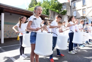 Monistrol-sur-Loire : des concerts de percussions dans les cours des écoles primaires