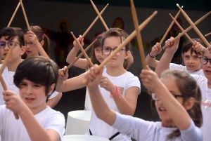 Monistrol-sur-Loire : des concerts de percussions dans les cours des écoles primaires