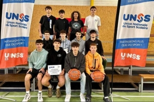 Monistrol-sur-Loire : les basketteurs du lycée de Vinci commencent par une victoire au France UNSS