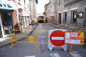 Monistrol-sur-Loire : avec les travaux en ville, des commerçants impactés et inquiets