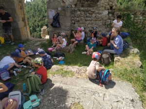 Bas-en-Basset : les écoliers de Louise-Michel au château de Rochebaron