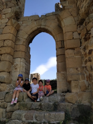 Bas-en-Basset : les écoliers de Louise-Michel au château de Rochebaron