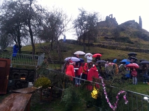 Retournac : des courageux pour la crèche vivante au château d&#039;Artias