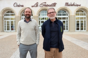 Le réalisateur Mathias Gokalp, le président de Cinéma m&#039;était conté Yves Béal