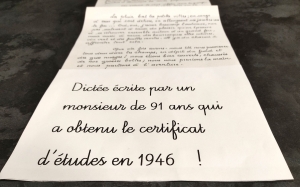 Yssingeaux : la dictée savourée comme une friandise