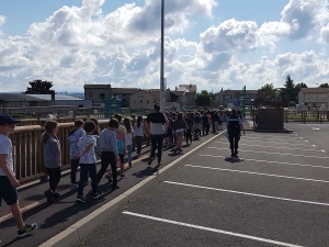 Saint-Maurice-de-Lignon : les enfants de l&#039;école publique passent le permis piéton