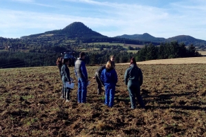 Filière Agricole, les stagiaires sur le terrain