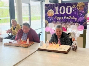 Riotord : l&#039;Ehpad fête les 100 ans de deux résidentes