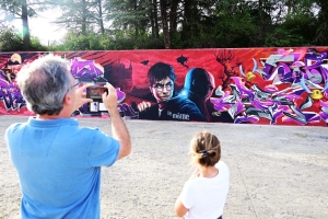 Retournac : Harry Potter à jamais graffé sur les murs de la Filature (vidéo)