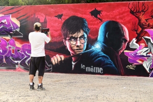 Retournac : Harry Potter à jamais graffé sur les murs de la Filature (vidéo)