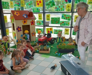 Yssingeaux : l&#039;école maternelle Jeant-de-la-Fontaine participe au projet des écoles fleuries