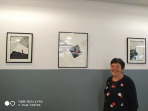 Monistrol-sur-Loire : Odile Lymousin expose sa calligraphie contemporaine à l&#039;Ehpad