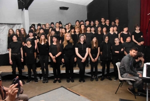 Yssingeaux : quatre chorales de collégiens réunies sur scène