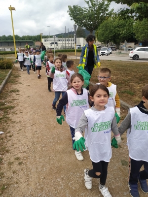 Bas-en-Basset : opération &quot;Nettoyons la nature&quot; à l&#039;école Louise-Michel