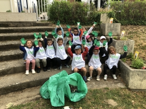 Bas-en-Basset : opération &quot;Nettoyons la nature&quot; à l&#039;école Louise-Michel