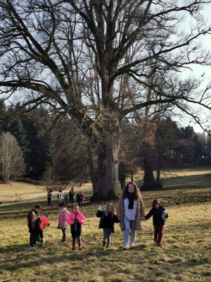 Saint-Maurice-de-Lignon : le parc Maubourg comme salle de classe