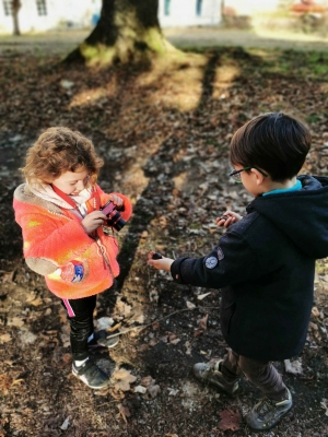 Saint-Maurice-de-Lignon : le parc Maubourg comme salle de classe