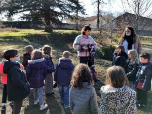 Saint-Maurice-de-Lignon : le parc Maubourg comme salle de classe