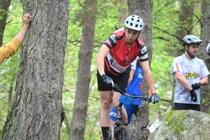 Saint-Maurice-de-Lignon : un show mouillé sur la compétition de VTT trial