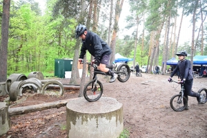 Saint-Maurice-de-Lignon : un show mouillé sur la compétition de VTT trial