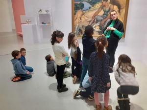 Lapte : les élèves de l&#039;école Saint-Régis au musée d&#039;art moderne à Saint-Etienne