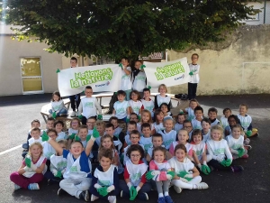 Monistrol-sur-Loire : les écoliers de Notre-Dame-du-Château ramassent les déchets