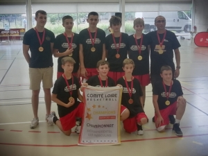 Basket : les U13 de Monistrol/Sainte-Sigolène champions D1 de la Loire