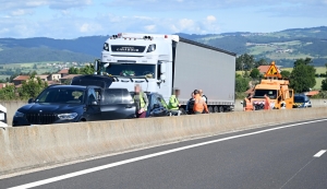Saint-Maurice-de-Lignon : accrochage entre une voiture et un camion sur la RN88