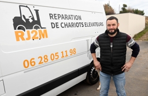 Saint-Maurice-de-Lignon : il a créé son entreprise d&#039;entretien et maintenance des chariots élévateurs