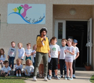 Les Villettes : l&#039;école Saint-Louis officiellement baptisée