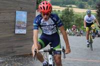 Etienne Romieu lors de sa victoire à Polignac