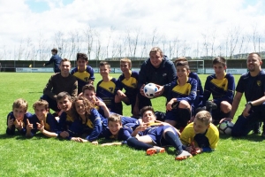 Les footballeurs U13 et U15 de Sucs et Lignon sur le toit de la Haute-Loire