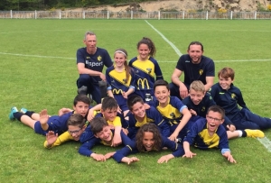 Les footballeurs U13 et U15 de Sucs et Lignon sur le toit de la Haute-Loire