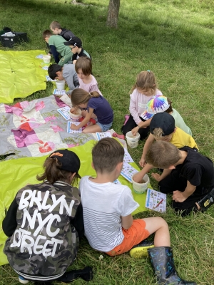 Saint-Maurice-de-Lignon : les CP-CE1 de l&#039;école publique dans une ferme pédagogique