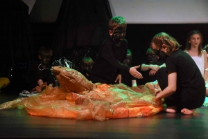 Dunières : les écoliers et collégiens font danser les robes d&#039;Adèle Duportal