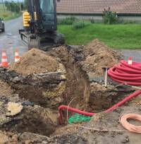 Grazac : d&#039;importants travaux d&#039;enfouissement de réseaux à &quot;Vendetz&quot;