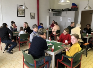 Huit paires au challenge parent/enfant au Bridge Club d&#039;Yssingeaux