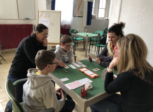 Huit paires au challenge parent/enfant au Bridge Club d&#039;Yssingeaux