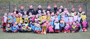 Sainte-Sigolène : un dernier entraînement magique pour les footballeurs