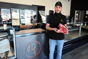 Saint-Julien-Chapteuil : Meilleur Apprenti de France, Gabin Benoit-Faisandier ouvre sa boucherie