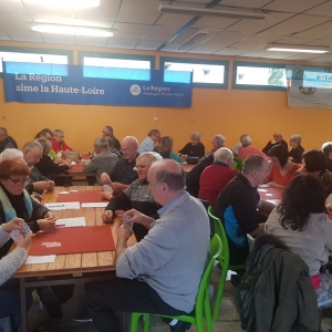 Dunières : 44 équipes au concours de coinche du Village de l&#039;entraide