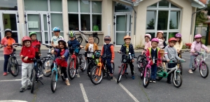 Journée en vélo pour les élèves du Petit Suc de Lapte