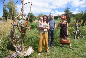 Retournac : des créations artistiques et végétales toute la semaine aux jardins partagés